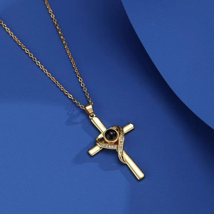 "I Love You" Projection Necklace
