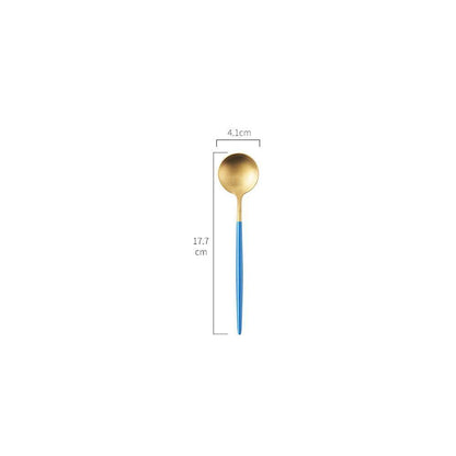 8 Piece Cutlery Set, Blue