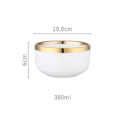 8 Pieces Dinner Set, Pink Or White
