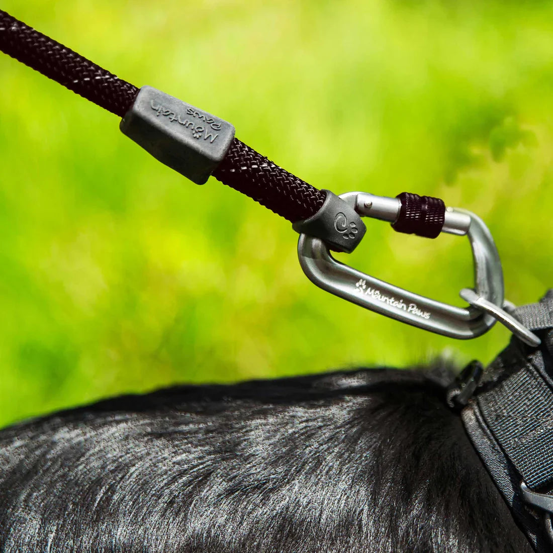 Mountain Paws Heavy Duty Rope Dog Lead - Black