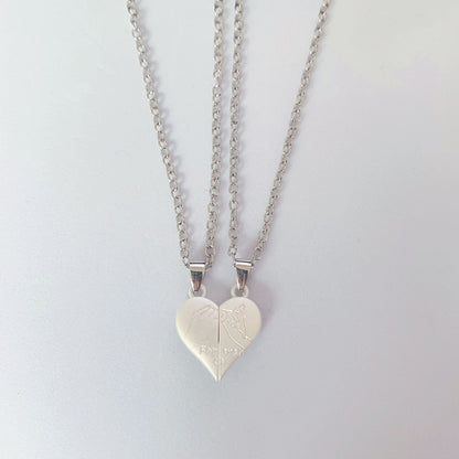 Heart Shaped Magnetic Couple Necklace