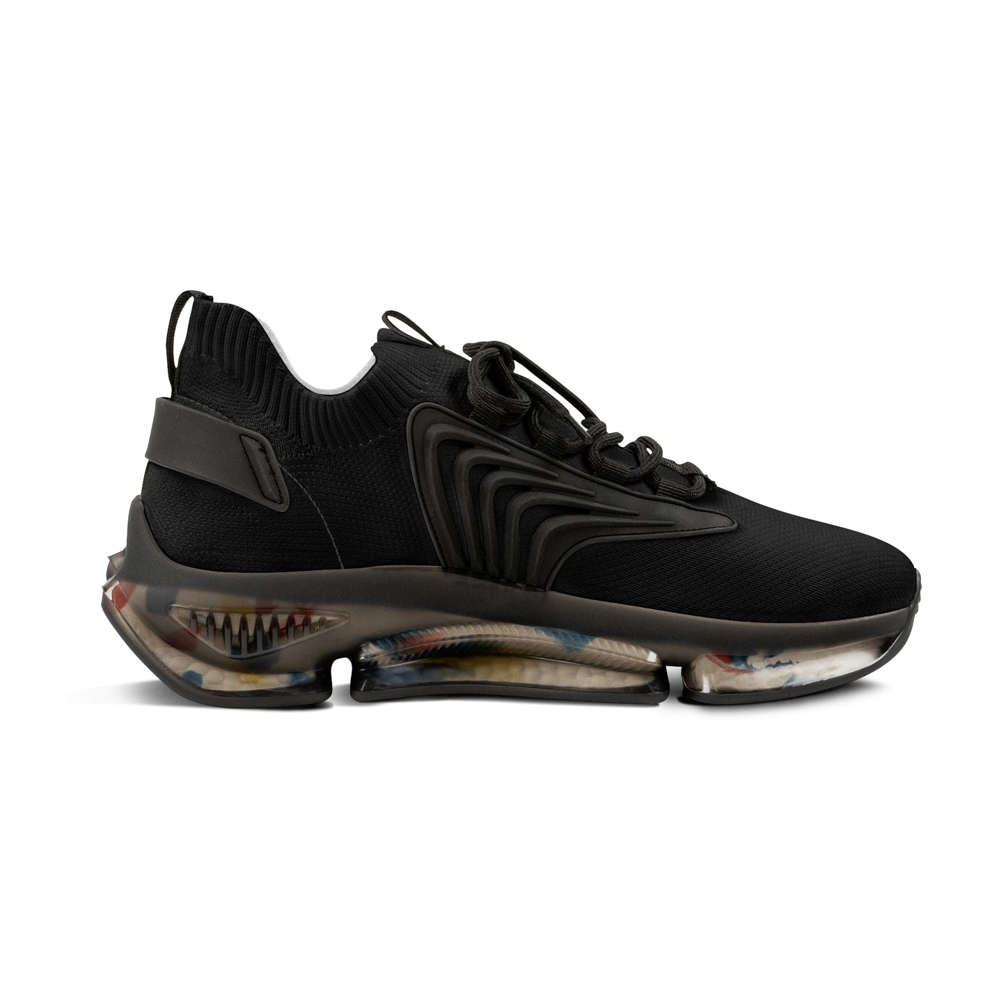 iSAW Mens Black Street Sneakers