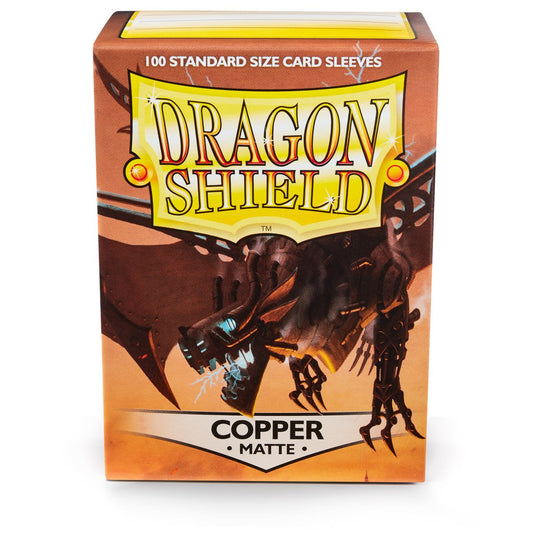Dragon Shield - Matte Standard Size Sleeves 100pk - Copper
