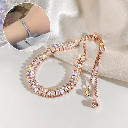 Rhinestone Adjustable Bracelet
