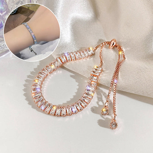 Rhinestone Adjustable Bracelet
