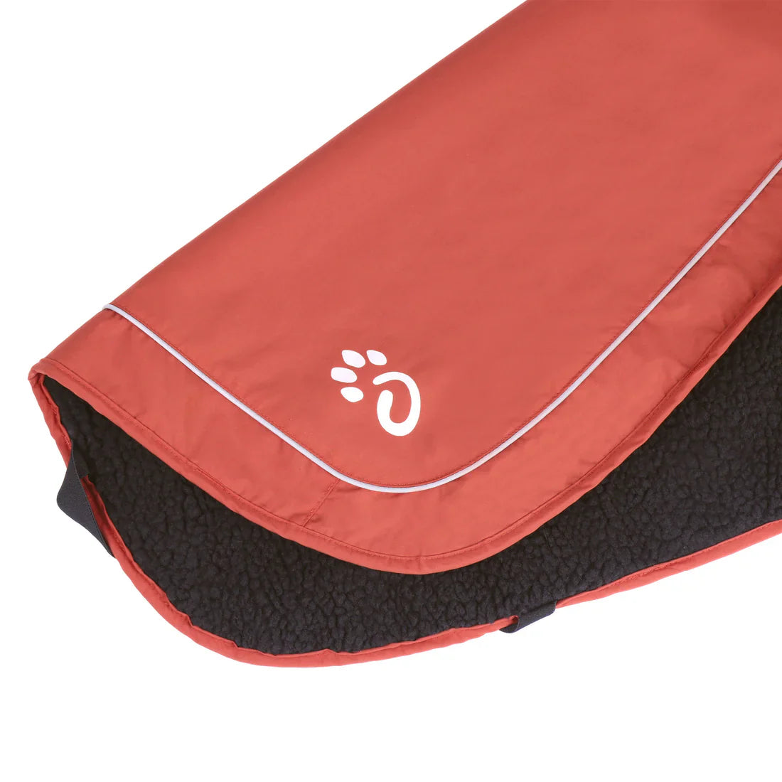 Mountain Paws Fleece Lined Waterproof Dog Coat - Orange