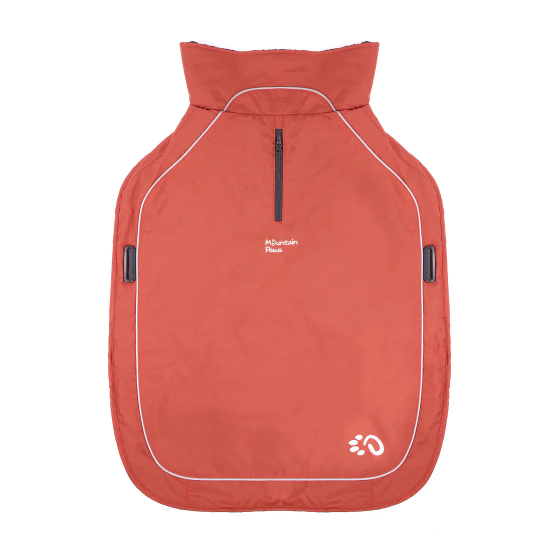 Mountain Paws Fleece Lined Waterproof Dog Coat - Orange