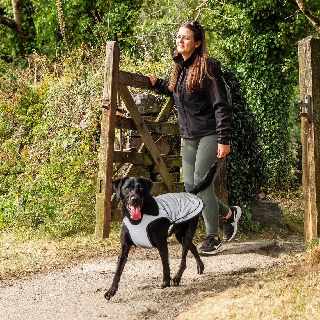 Mountain Paws Fleece Lined Waterproof Dog Coat - Reflective