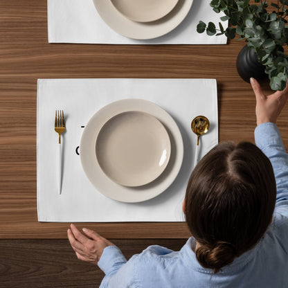 The Best Food Comes To Those Who Wait - White Placemat Set