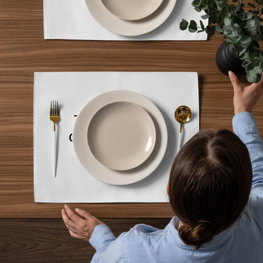 The Best Food Comes To Those Who Wait - White Placemat Set