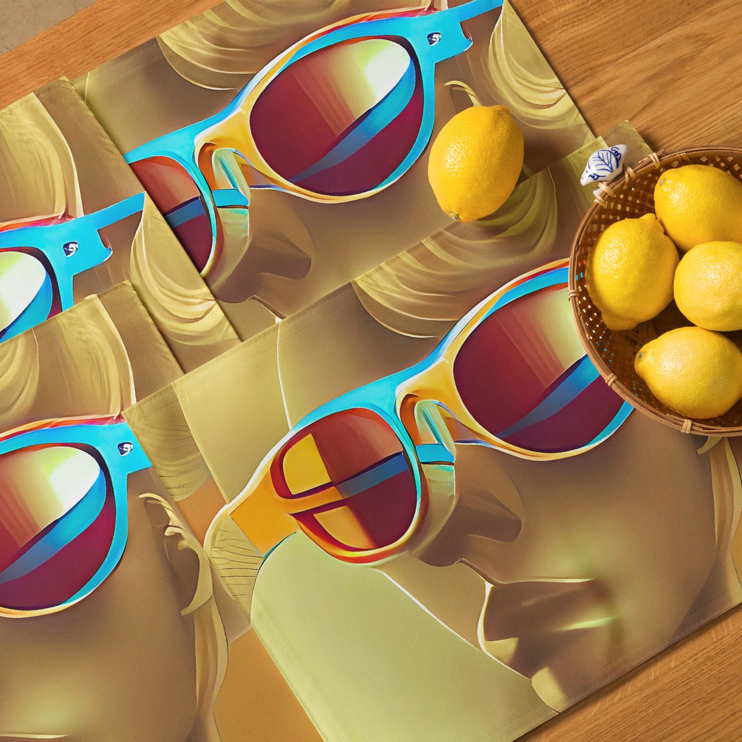 Retro Cool Orange - Placemat Set