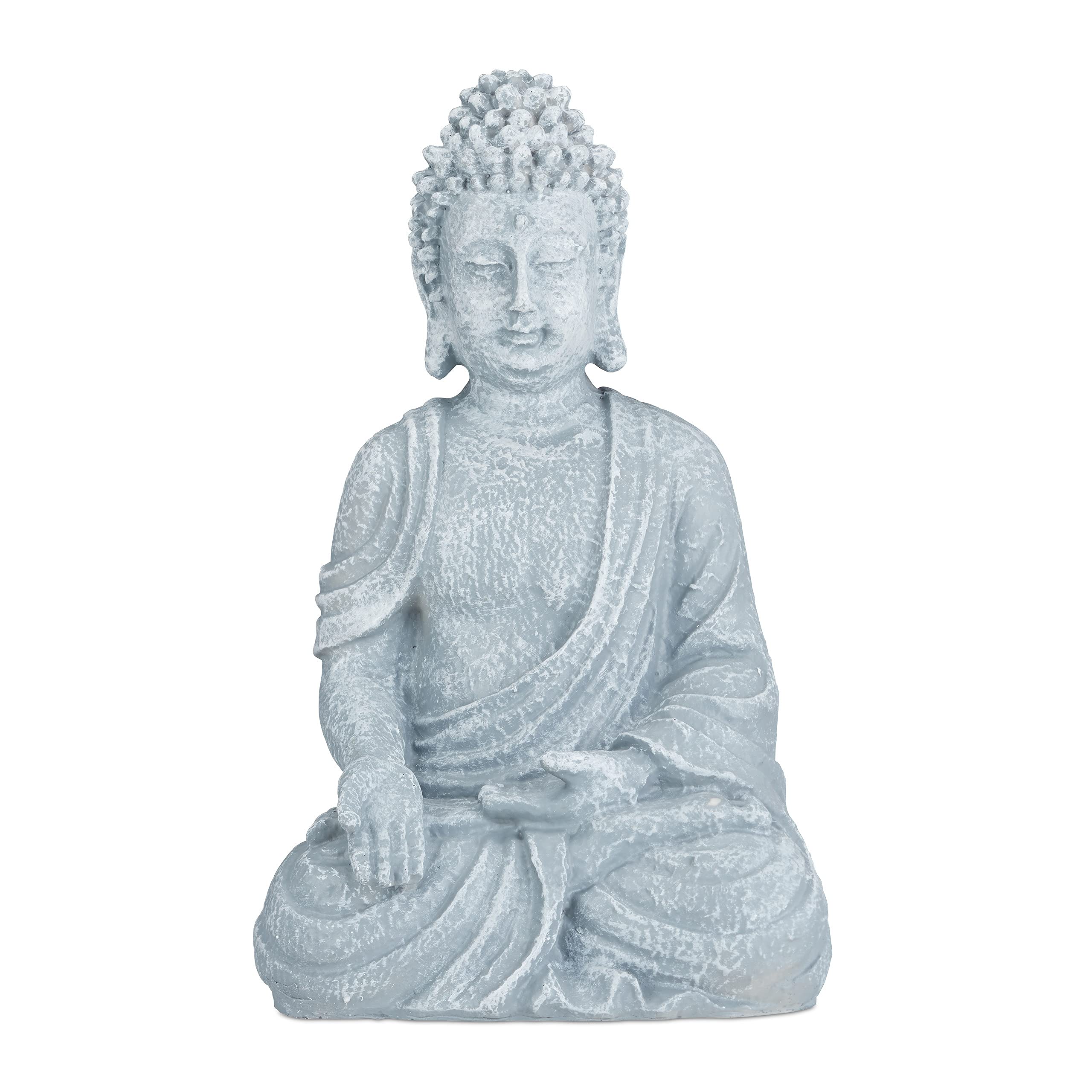 Relaxdays Sitting, 40 cm, Feng Shui, Outdoor, Garden, D?cor, Big Zen B ...