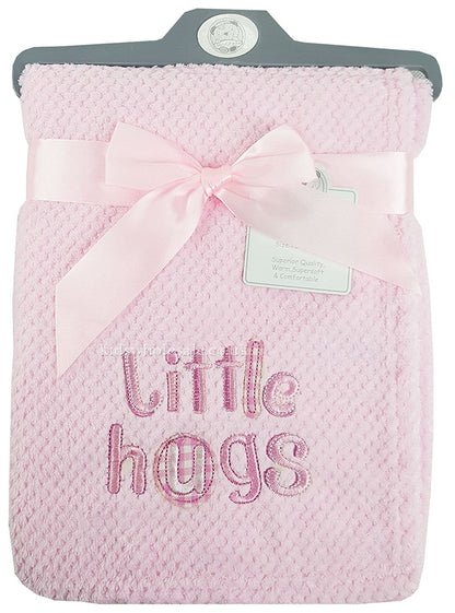 Baby Boys Girls Soft Touch Waffle Blanket Wrap In Multi Colours