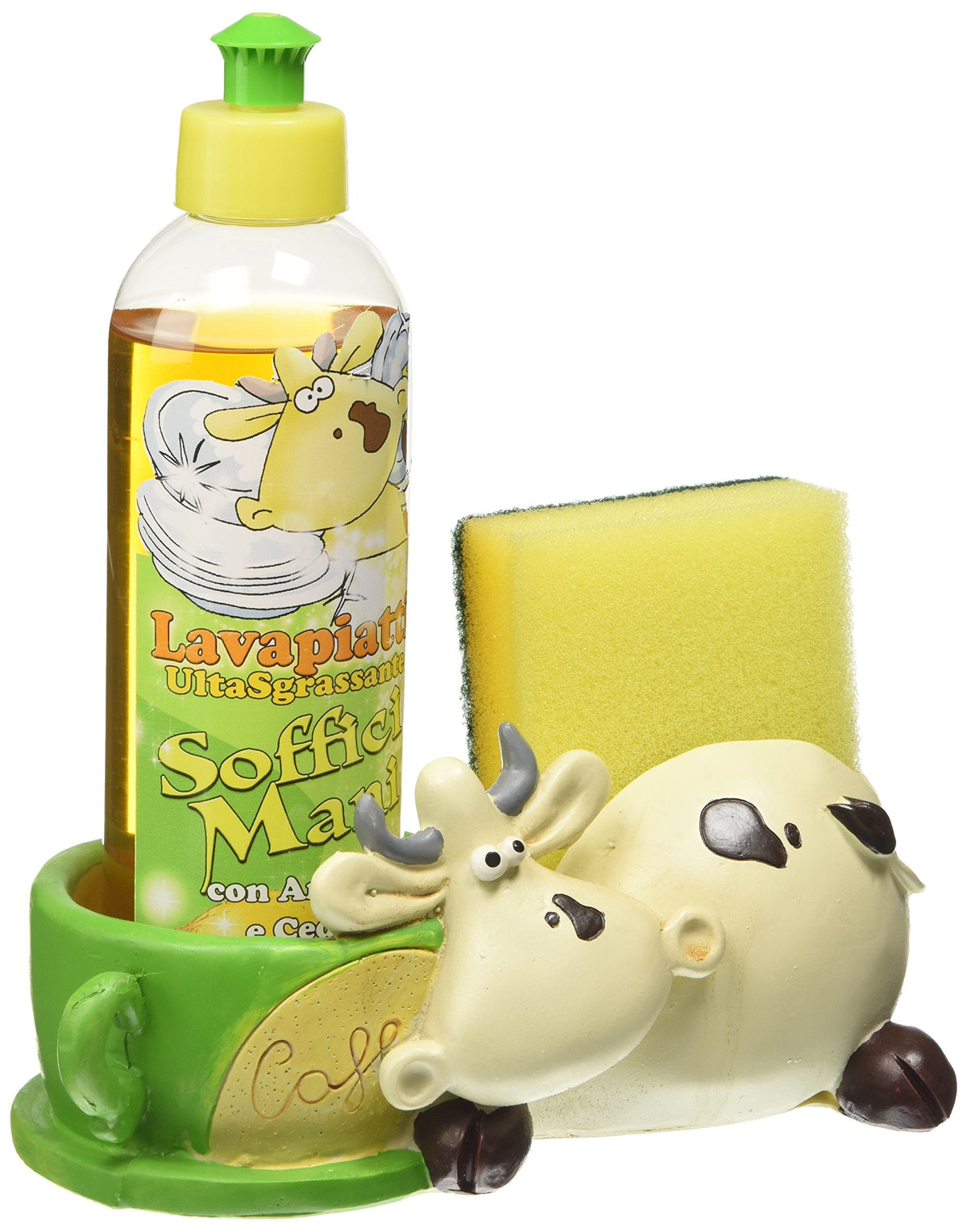 Paul Clear Cow Alice Sponge Port and Detergent, marmoresina, Multicolo ...