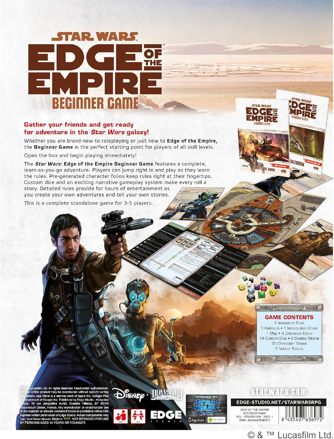 Star Wars Edge of the Empire RPG: Beginner Game