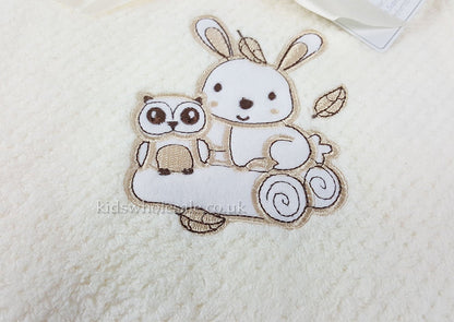 Baby Boys Girls Soft Touch Waffle Blanket Wrap In Multi Colours