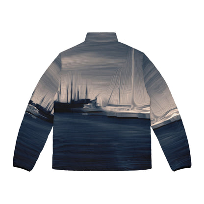 The Sleeping Yachts (at Sunrise) - Mens Puffer Jacket