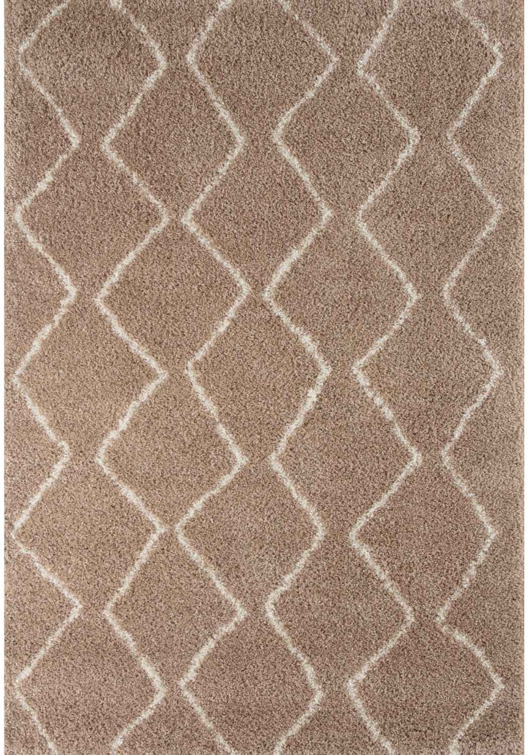 Moroccan Beige Shaggy Rug | 820