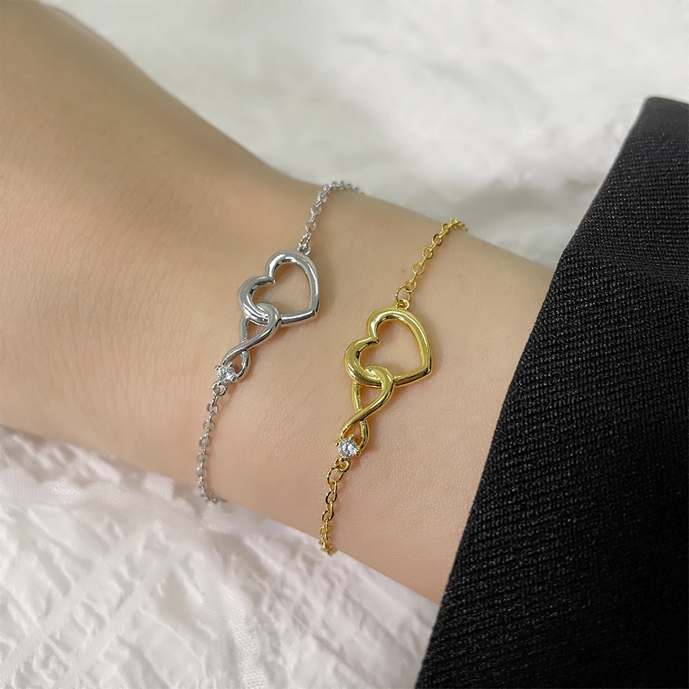 Infinity Heart Bracelet