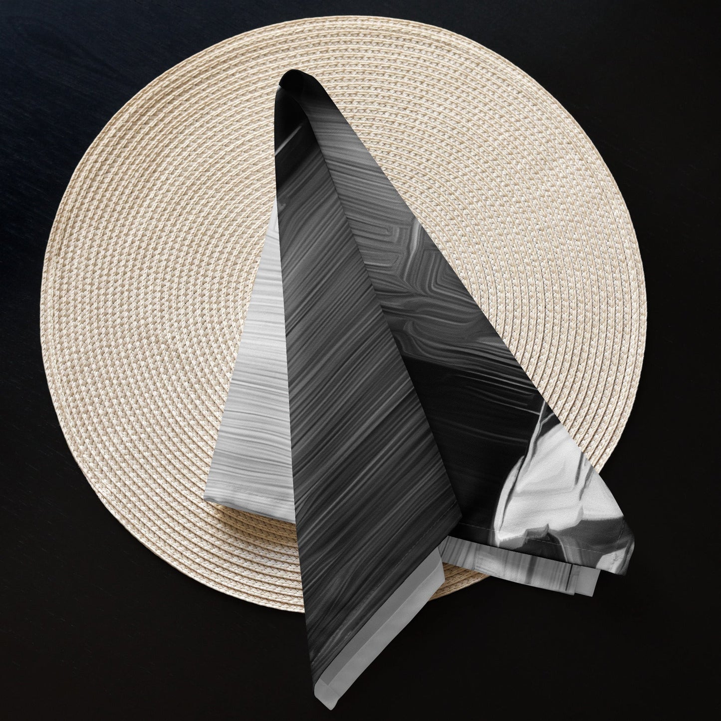 The Sleeping Yachts (at Night) - Cloth Napkin Set