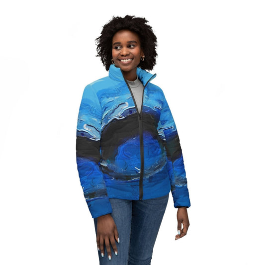 A Drop In The Ocean - Womens Puffer Jacket