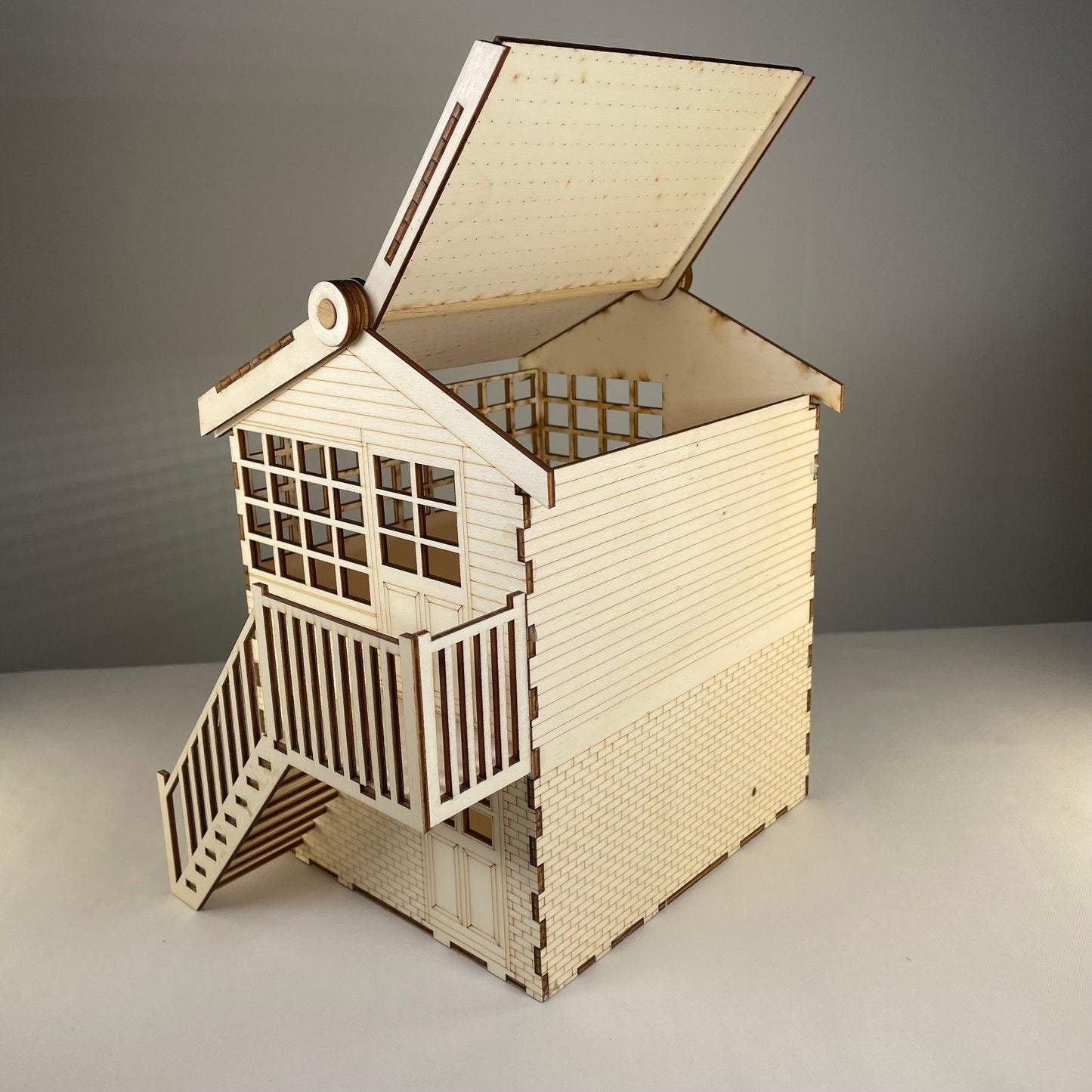 Railway Signal Box - Flatpack Model Kit