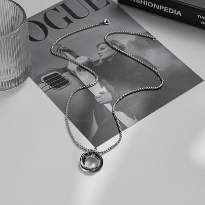 Casual Ring Pendant Necklaces