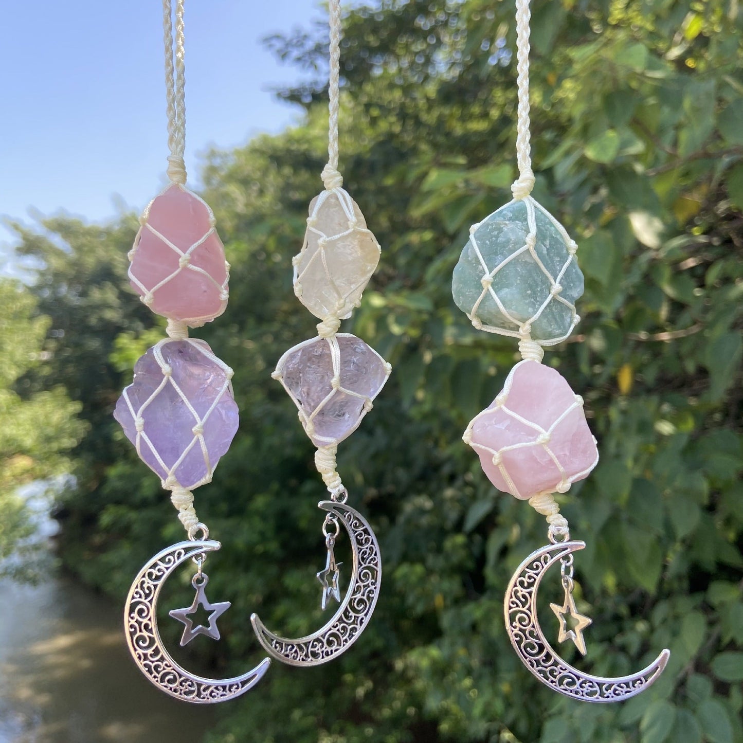 Colourful Crystal Stone Hanging Décor
