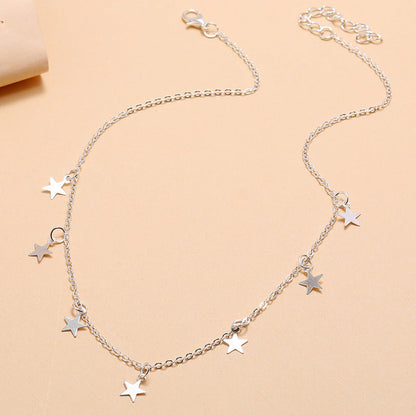 Five-Pointed Star Pendant Necklace
