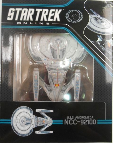 #03 U.S.S Andromeda-Class Federation Exploration Cruiser NCC-92100 Starship Model Diecast Ship STO (Eaglemoss / Star Trek)