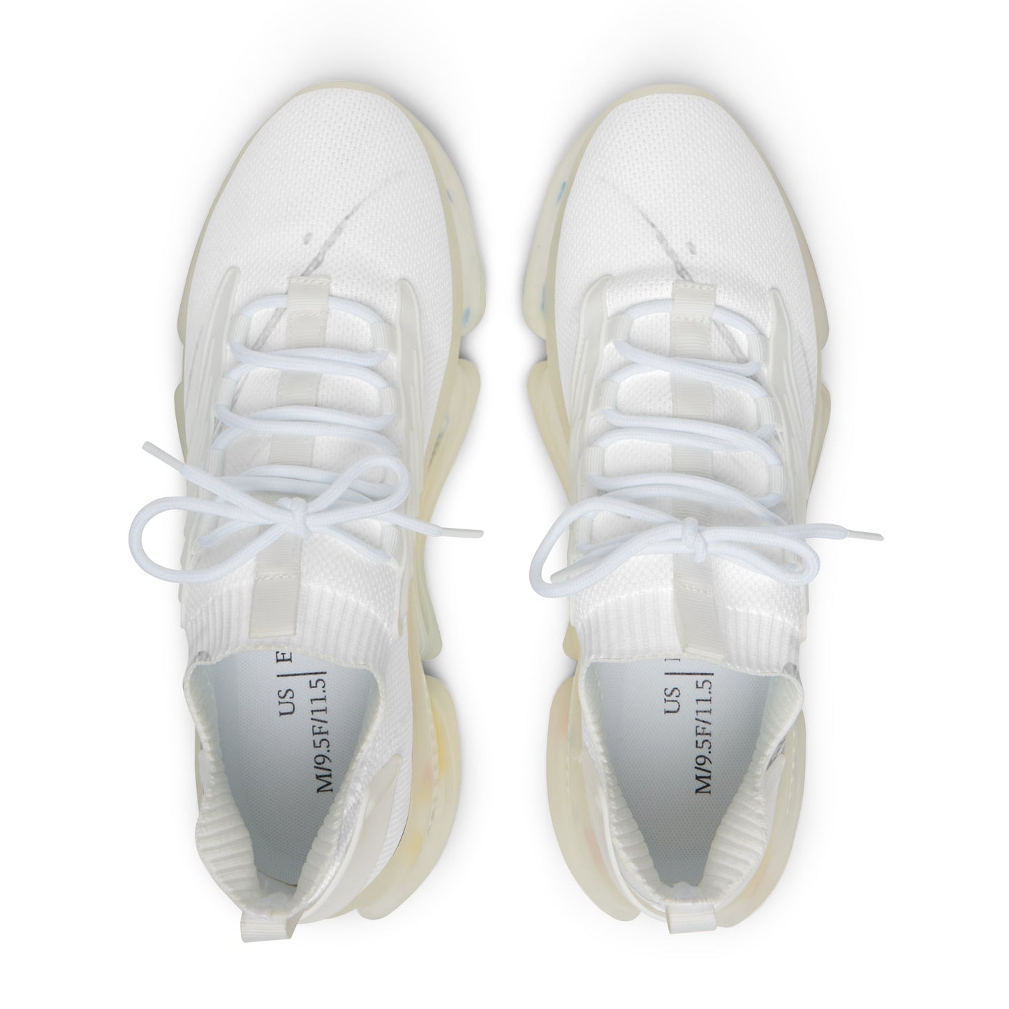 Watercolour Grey Splash - Mens Street Sneakers