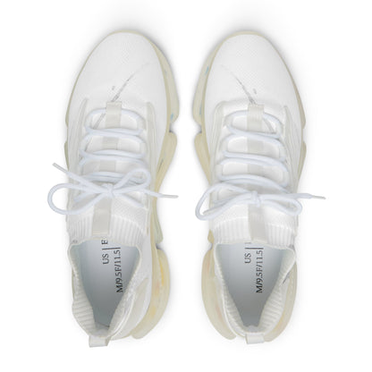 Watercolour Grey Splash - Mens Street Sneakers