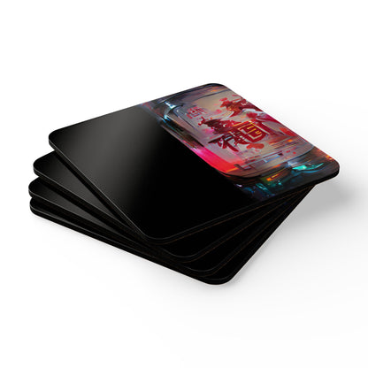 Half Black Half Báijiǔ - Coaster Set