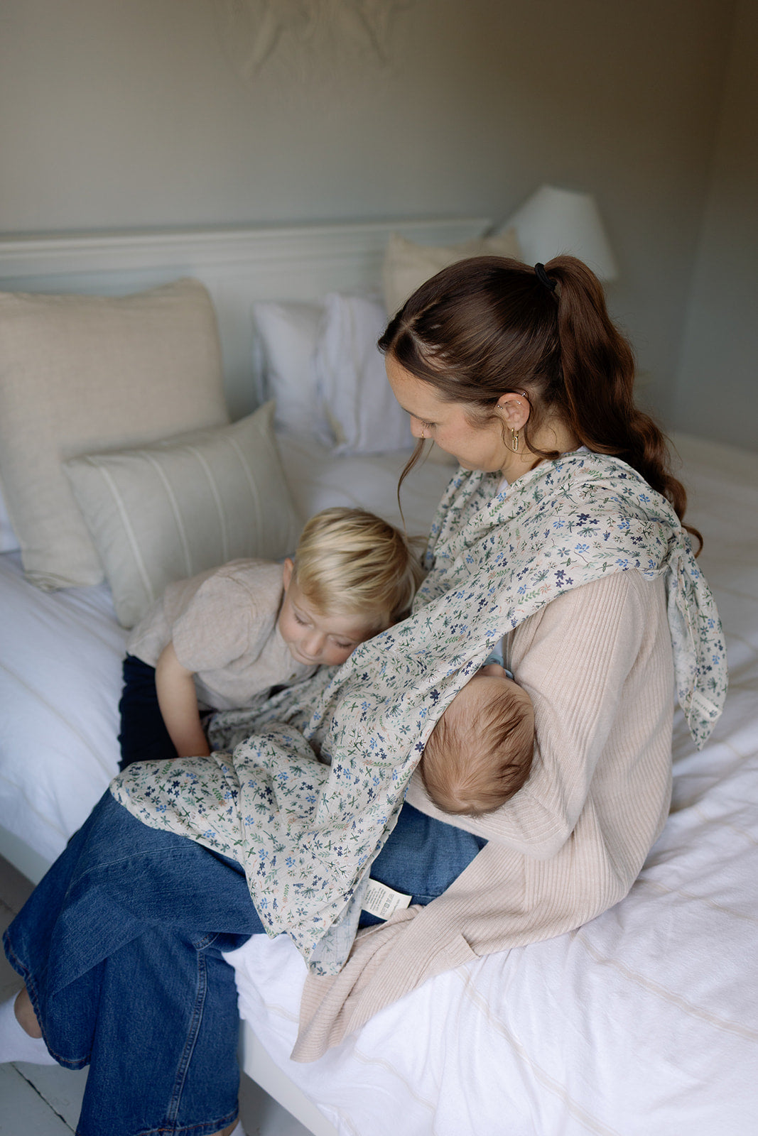 Wildflower Large Swaddle Muslin