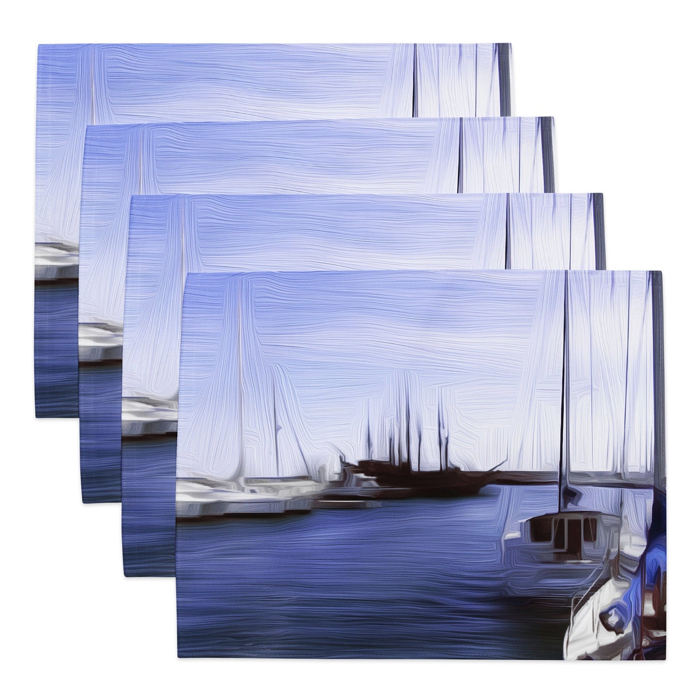 The Sleeping Yachts (at Afternoon) - Placemat Set