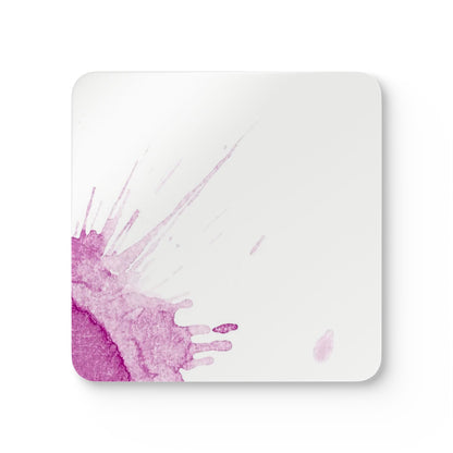 Watercolour Pink Splash - Coaster Set