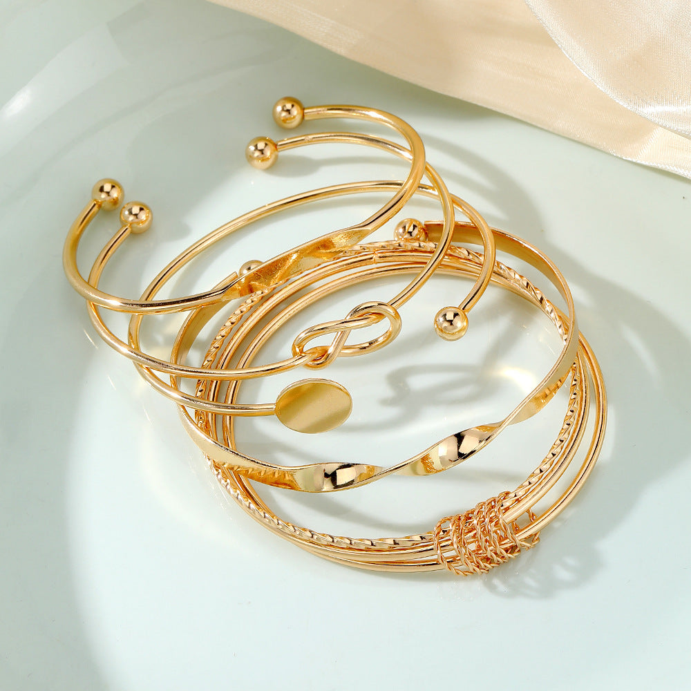 Retro Simple Chain Bracelet Set