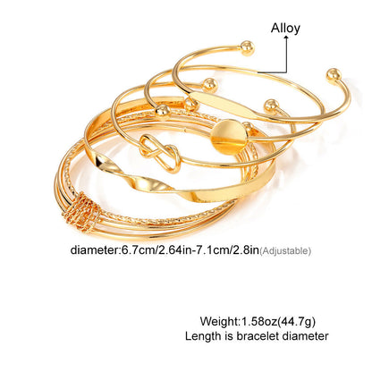 Retro Simple Chain Bracelet Set