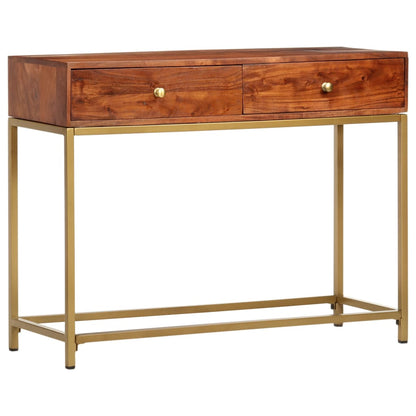 Console Table 100x35x76 cm Solid Acacia Wood