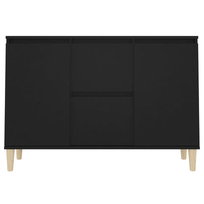 Sideboard Black 101x35x70 cm Engineered Wood