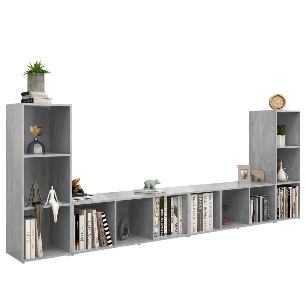 | TV Cabinet | 4 pcs 37 x 35 x 107.5 cm