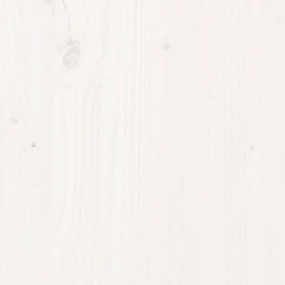 TV Cabinets 3 pcs White Solid Wood Pine