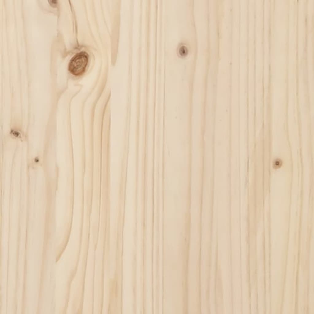 Bed Headboard 154x6x82.5 cm Solid Wood Pine