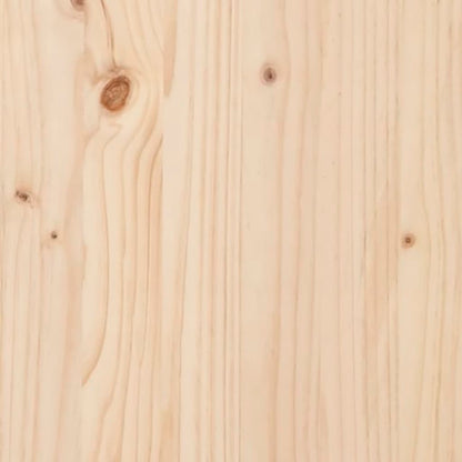 Bed Headboard 154x6x82.5 cm Solid Wood Pine