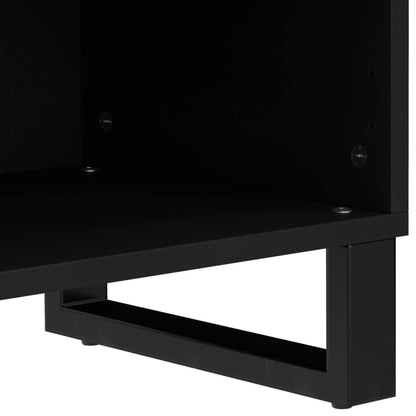 TV Cabinet 80x33x46 cm Solid Wood Mango&Engineered Wood