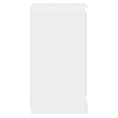 Sideboards 2 pcs High Gloss White 37.5x35.5x67.5 cm Engineered Wood