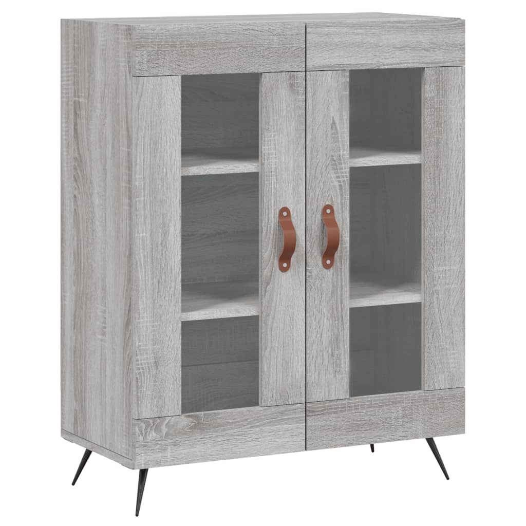 Sideboard Grey Sonoma 69.5x34x90 cm Engineered Wood