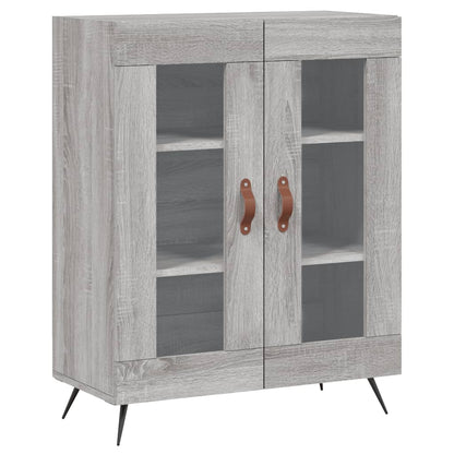 Sideboard Grey Sonoma 69.5x34x90 cm Engineered Wood
