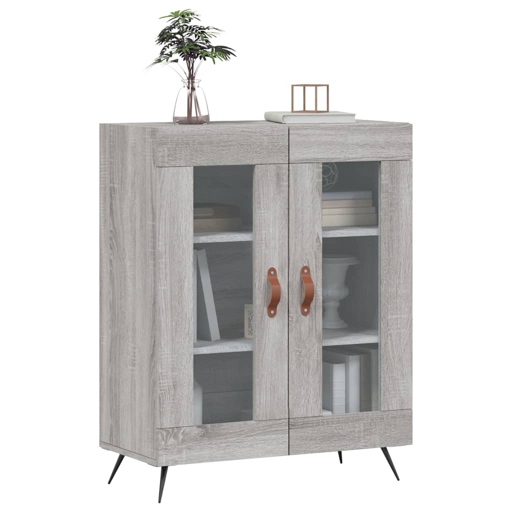 Sideboard Grey Sonoma 69.5x34x90 cm Engineered Wood