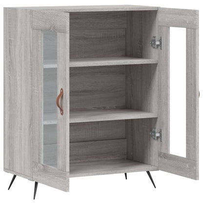 Sideboard Grey Sonoma 69.5x34x90 cm Engineered Wood